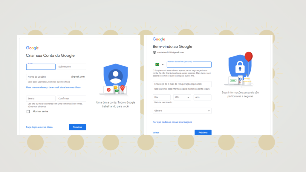 criar sua conta do google 1024x576 - Como Criar email no Gmail